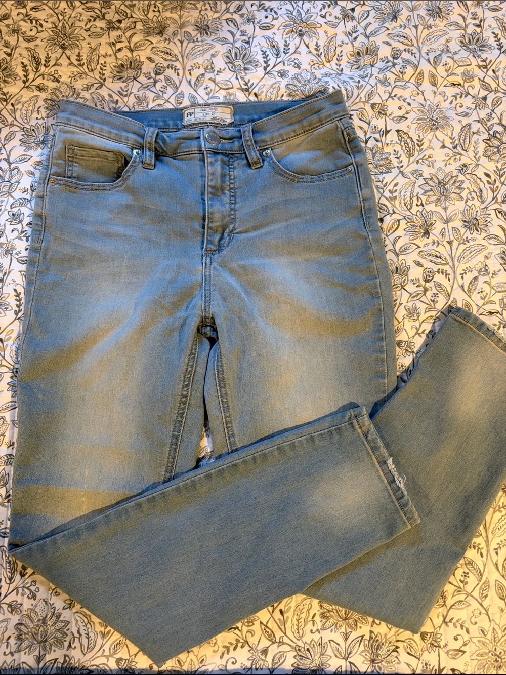 Free People Light Blue Skinny Jeans